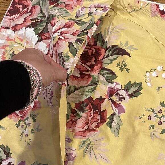 Custom PAIR Ralph Lauren Decorative PILLOWS Cases Flowers Sophie Brooke Vintage - Picture 8 of 10